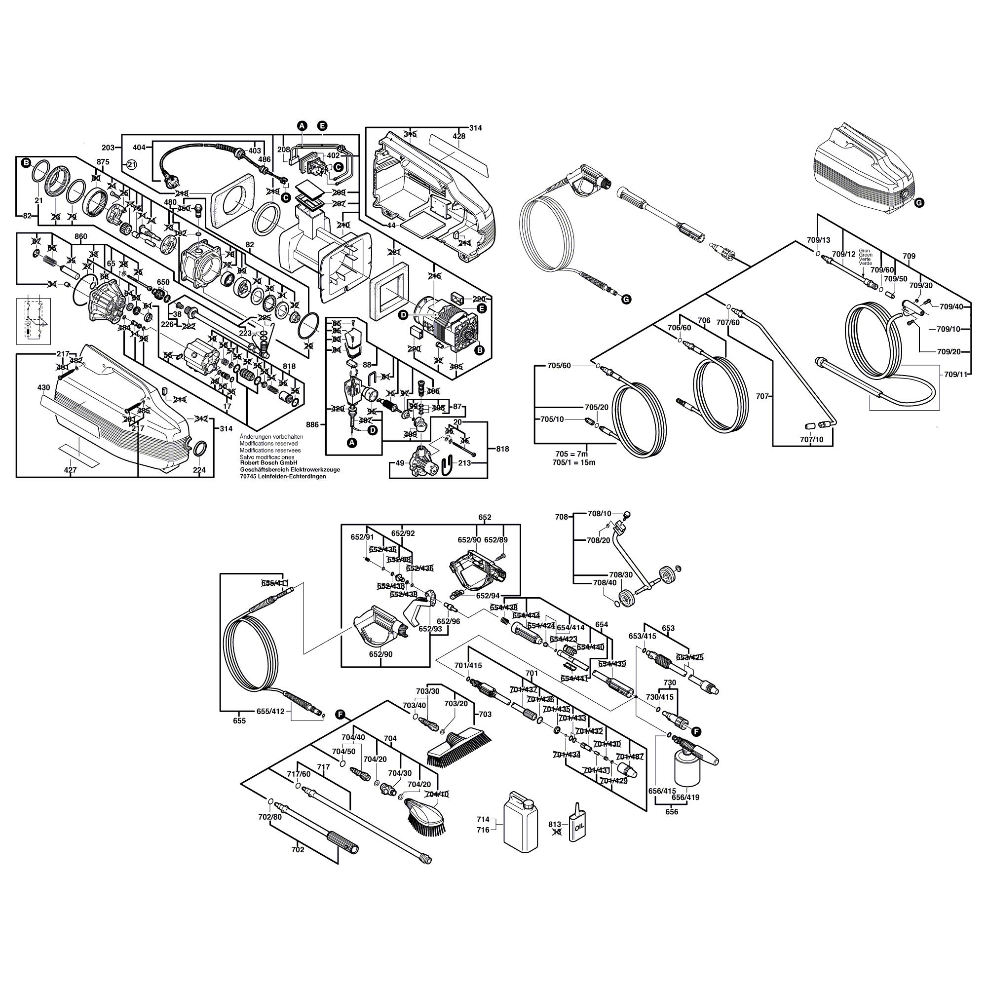 Схема на Мойка высокого давления Bosch AHR 120 (0 600 816 003)