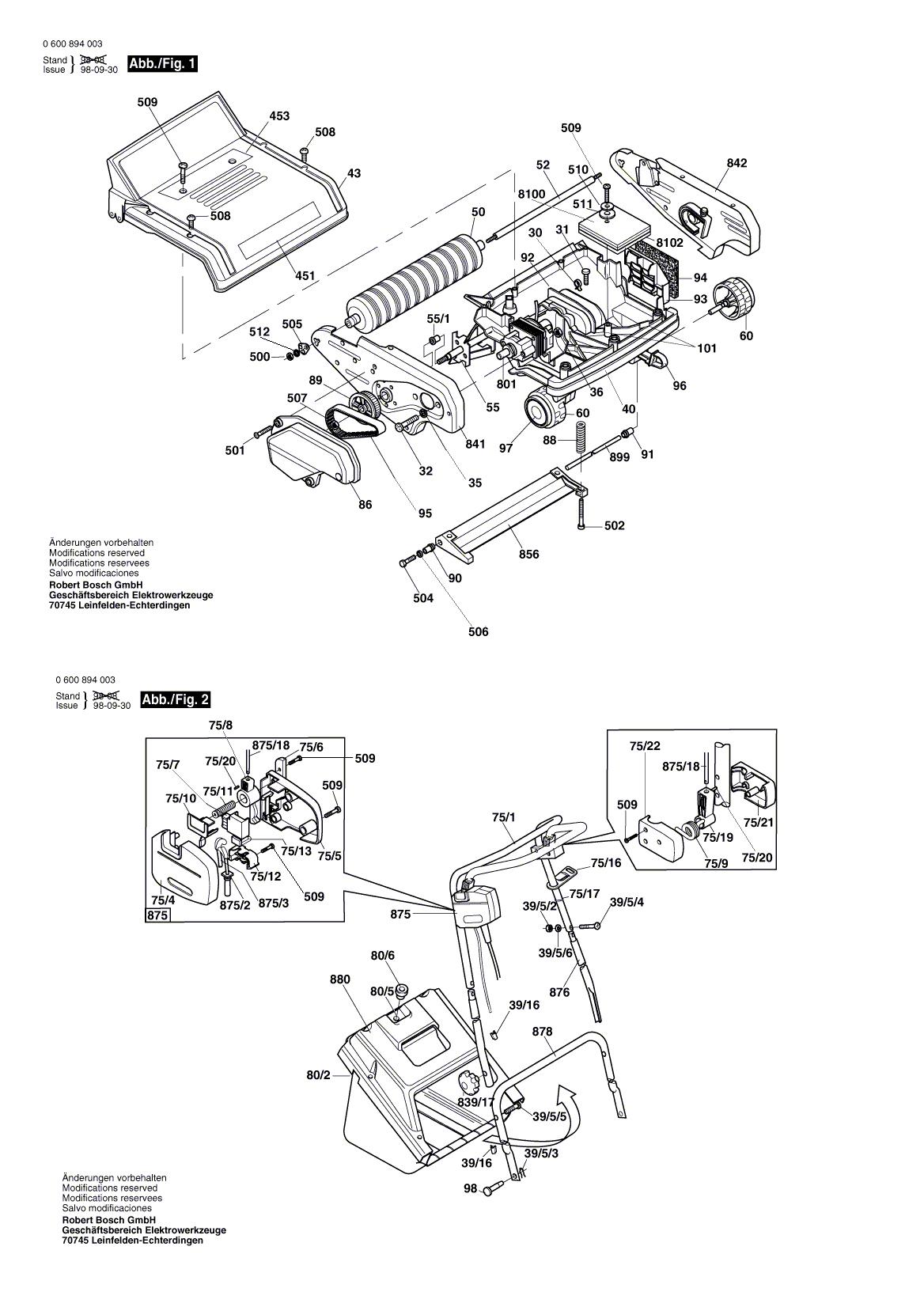 Схема на Газонокосарка Bosch ASM 30 (0 600 894 003)