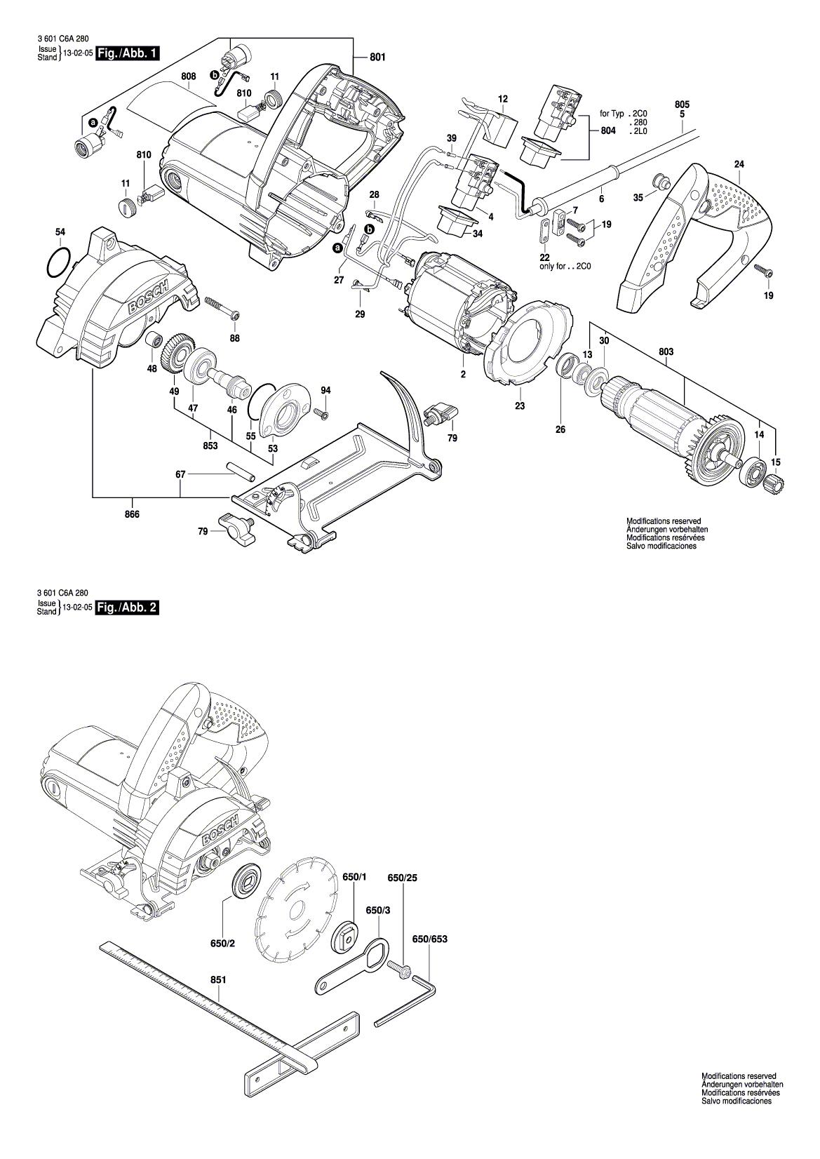 Схема на Пила Bosch GDM 13-34 (3601C6A280)