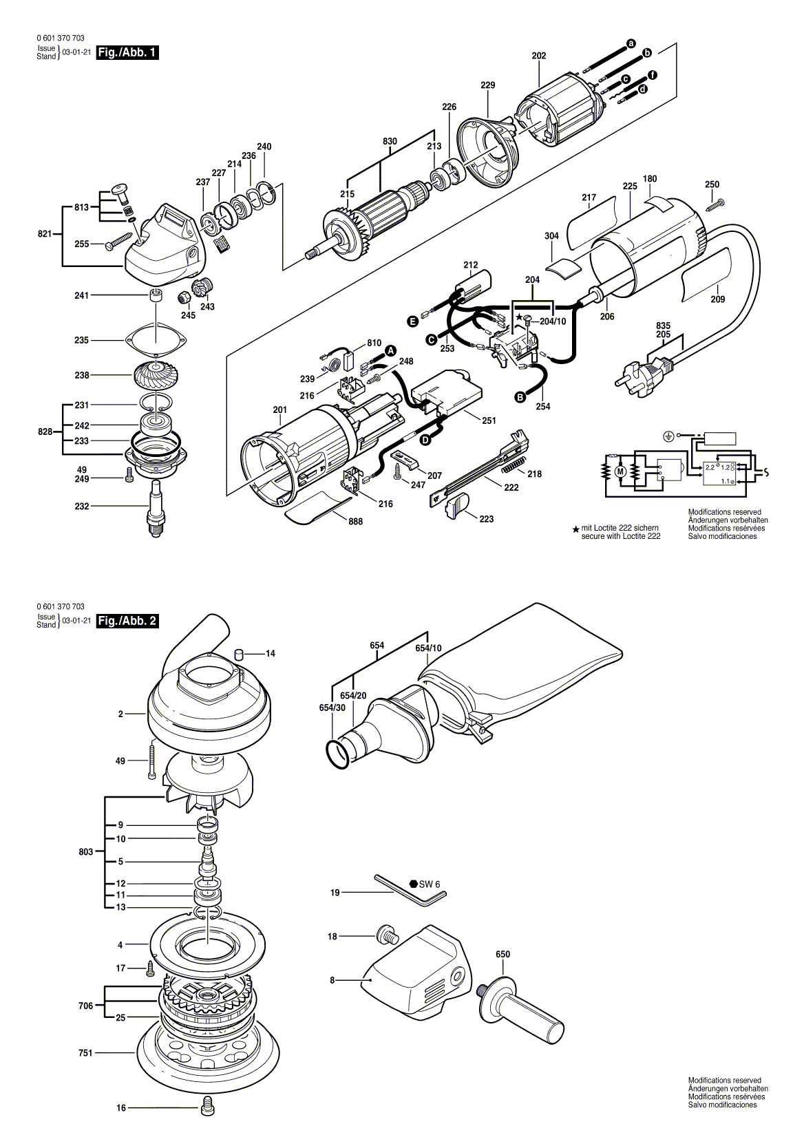 Схема на Шлифмашина Bosch GEX 150 ACE (0 601 370 308)