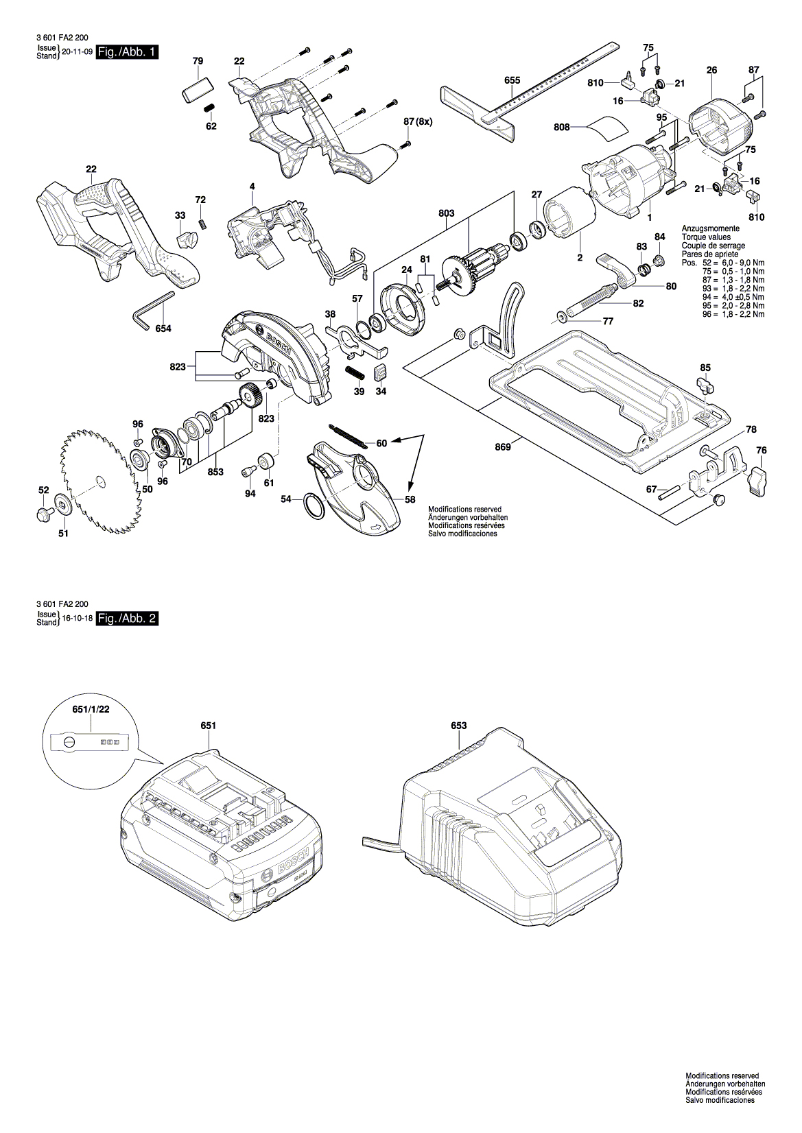 Схема на Пила Bosch GKS 18V-57 (3 601 FA2 200)