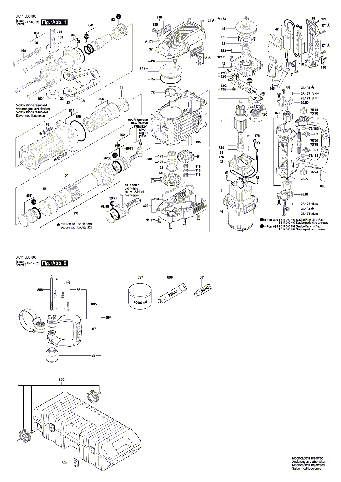 Схема на Відбійний молоток Bosch GSH 16-28 (3 611 C35 000)