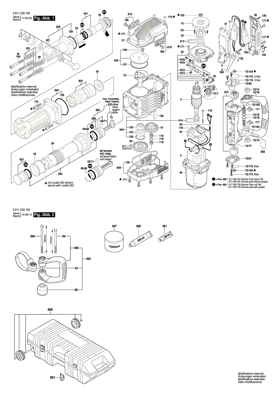 Схема на Відбійний молоток Bosch GSH 16-30 (3 611 C35 1F0)