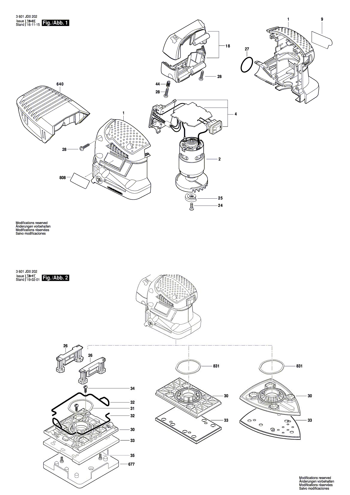 Схема на Шлифмашина Bosch GSS 18V-10 (3 601 JD0 202)