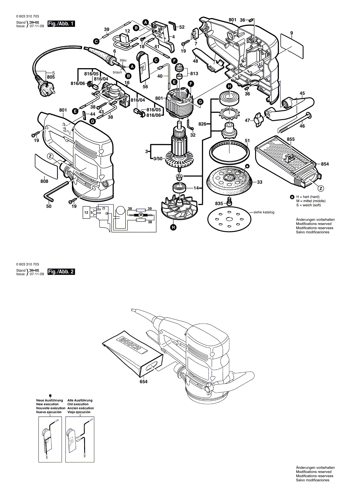 Схема на Шліфмашина Bosch PEX 12 AE (0 603 310 703)