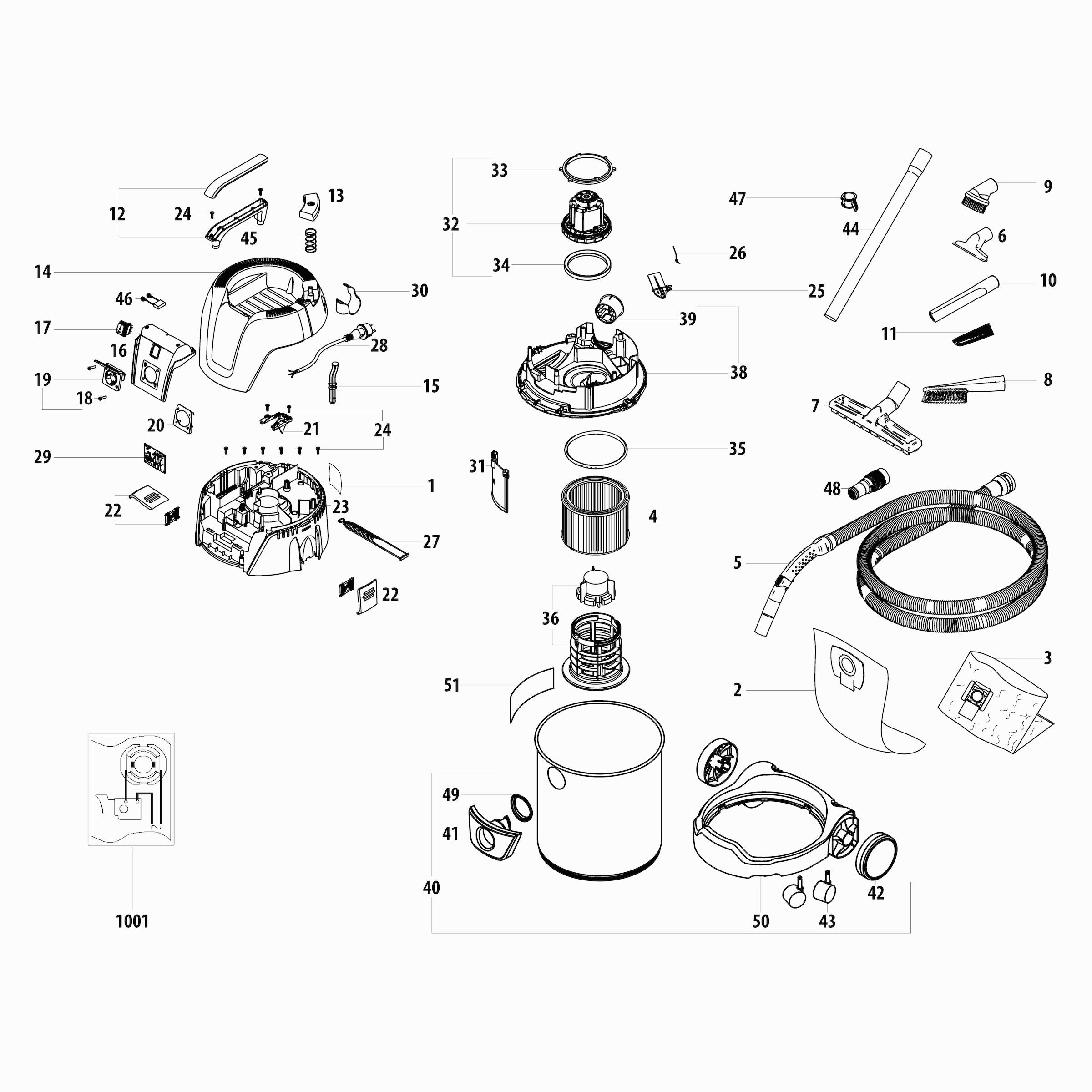 Схема на Пилосос Metabo ASA 30 L PC Inox