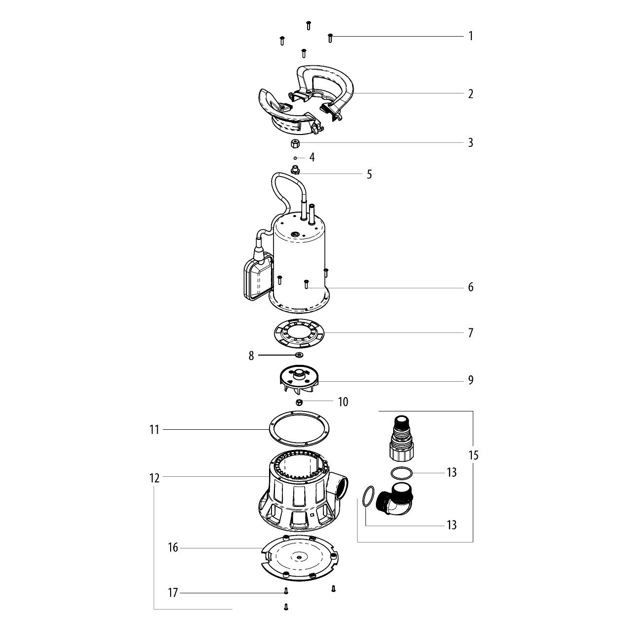 Схема на Насос Metabo PS 18000 SN